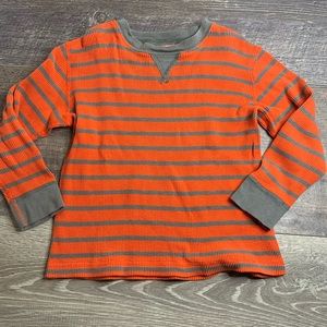 Hanna Andersson striped thermal shirt, Sz 5.
